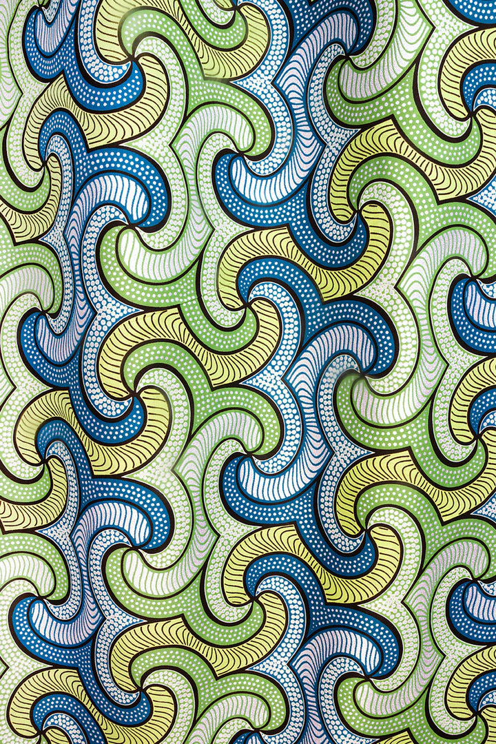 JHG404 - Julius Holland Metallic Wax Print