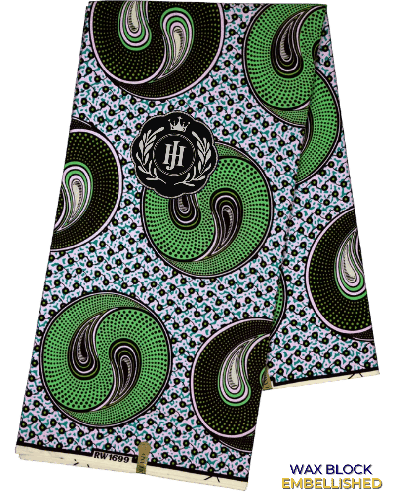 JHG406 - Julius Holland Embellished Wax Print