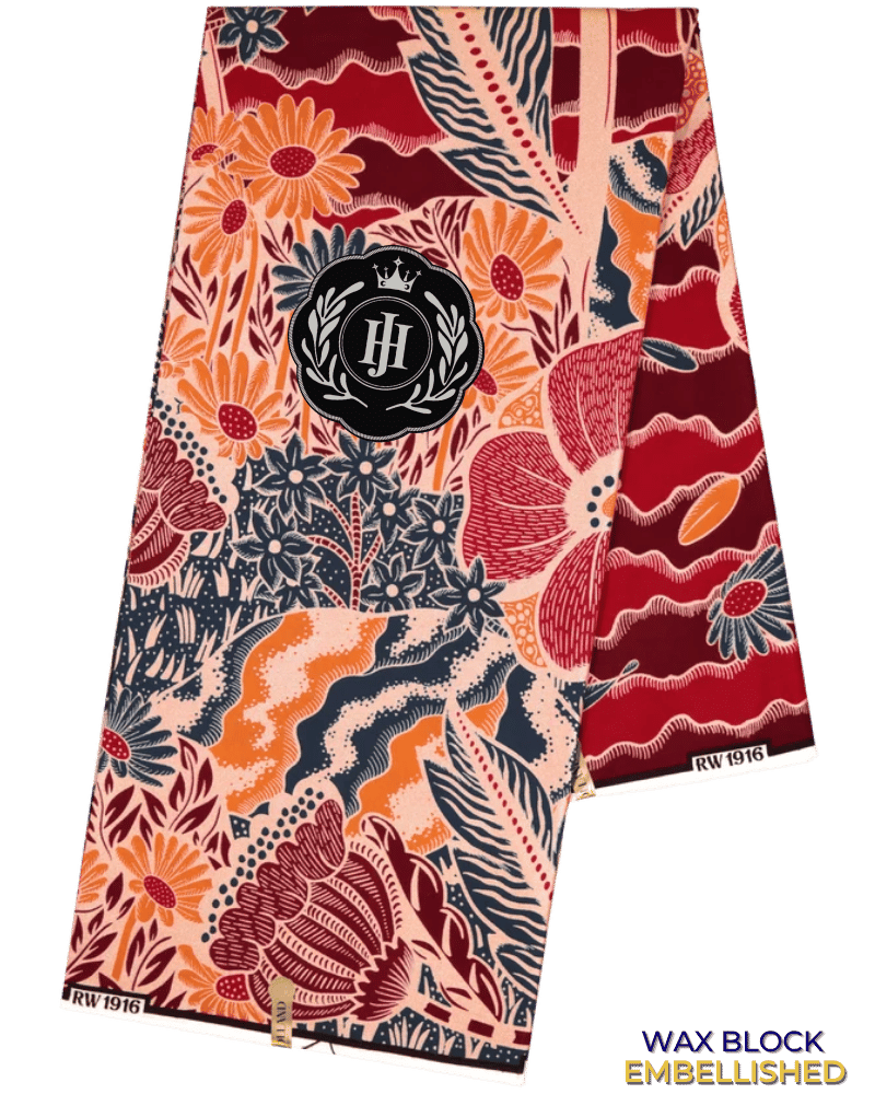 JHG407 - Julius Holland Embellished Wax Print