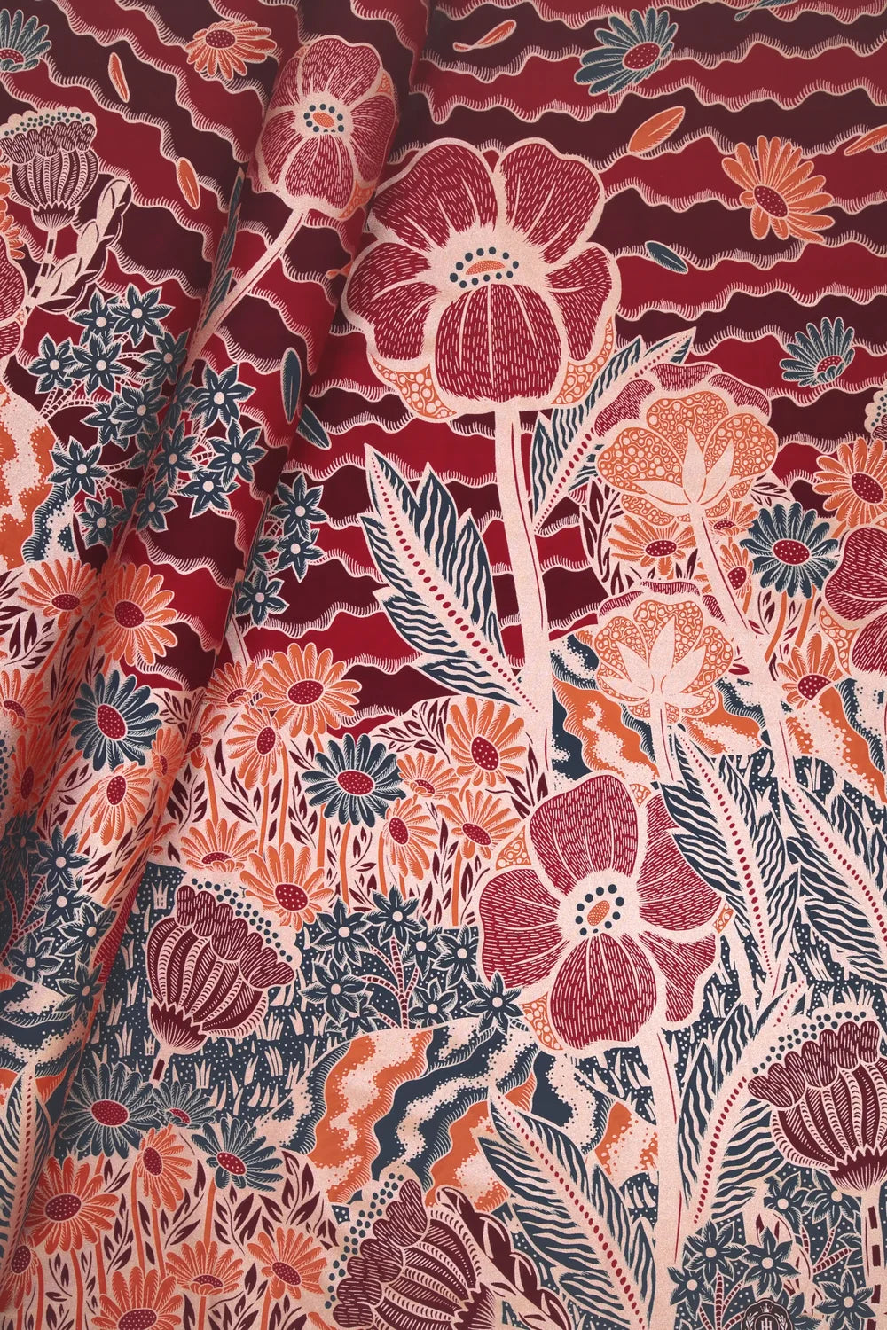JHG407 - Julius Holland Embellished Wax Print