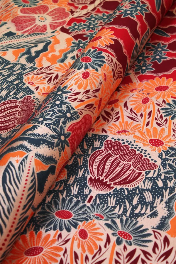 JHG407 - Julius Holland Embellished Wax Print