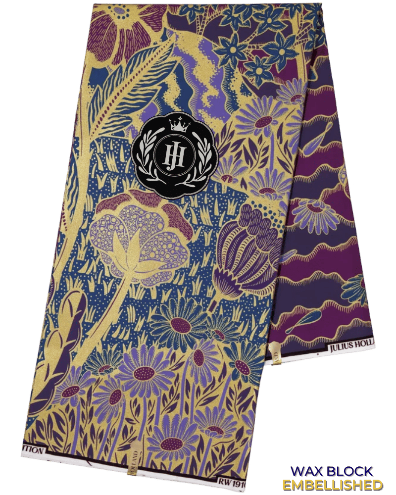 JHG408 - Julius Holland Embellished Wax Print