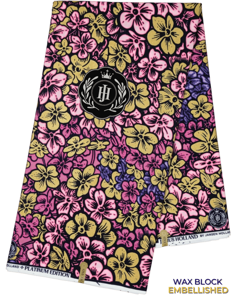 JHG409 - Julius Holland Embellished Wax Print