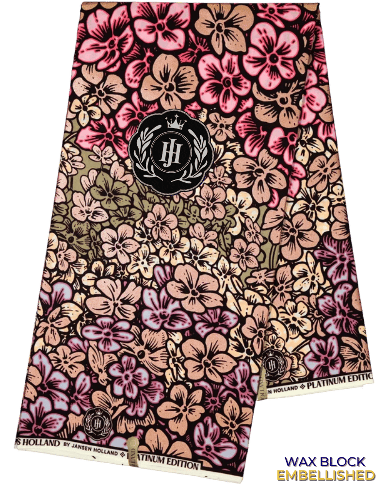JHG411 - Julius Holland Embellished Wax Print