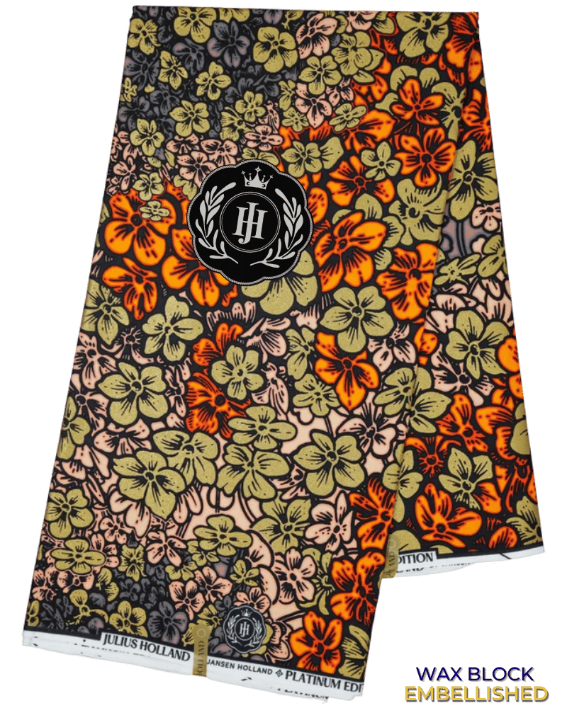 JHG412 - Julius Holland Embellished Wax Print
