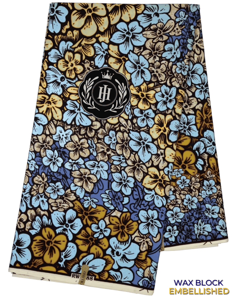 JHG413 - Julius Holland Embellished Wax Print