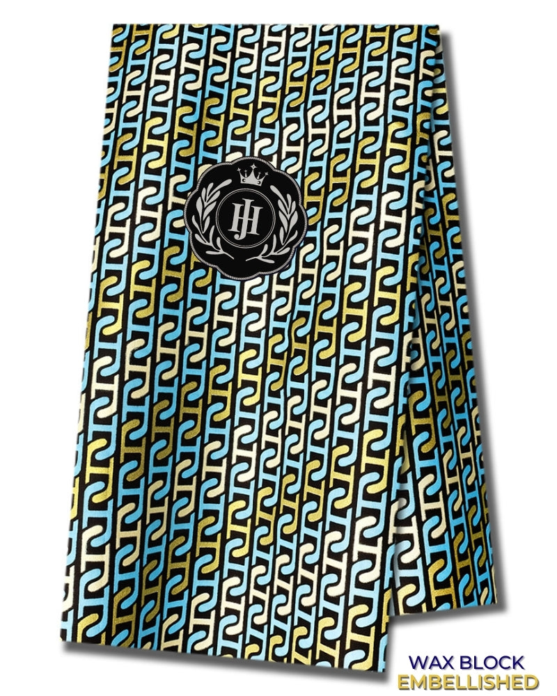 JHG414 - Julius Holland Embellished Wax Print