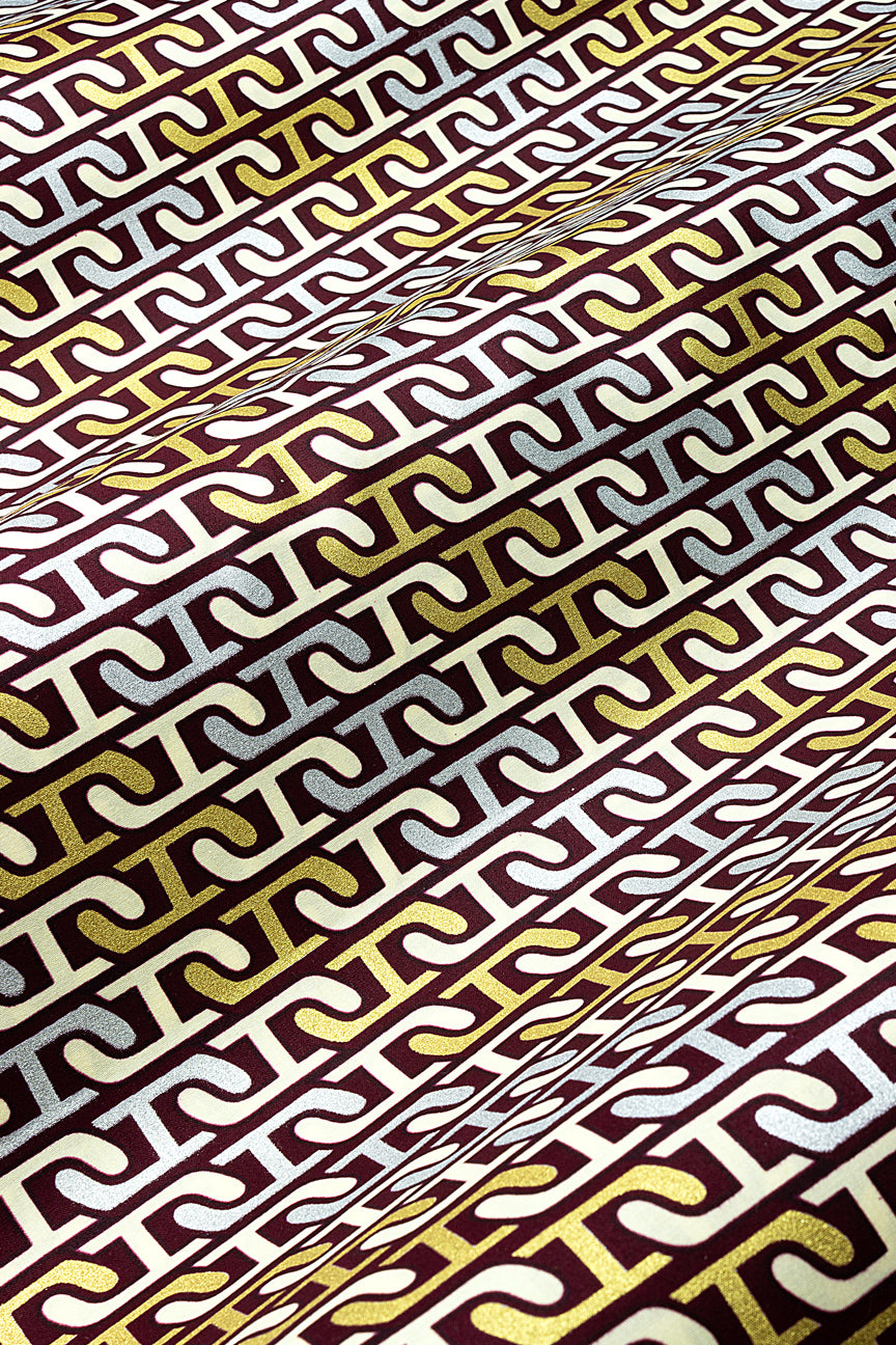 JHG416 - Julius Holland Embellished Wax Print