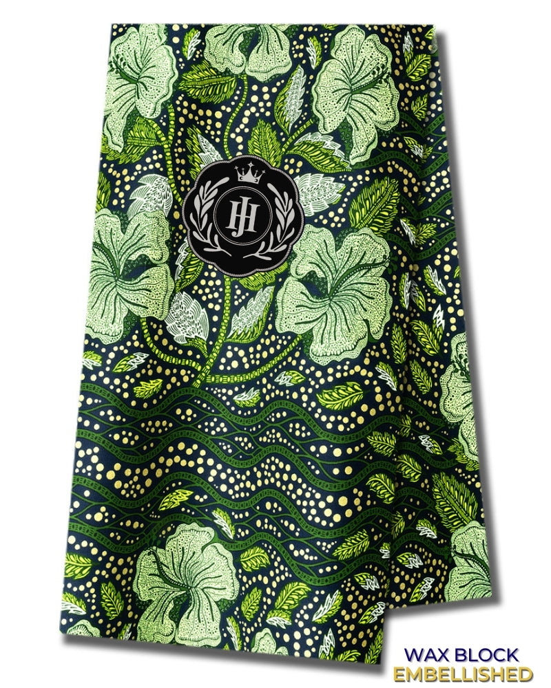 JHG418 - Julius Holland Embellished Wax Print