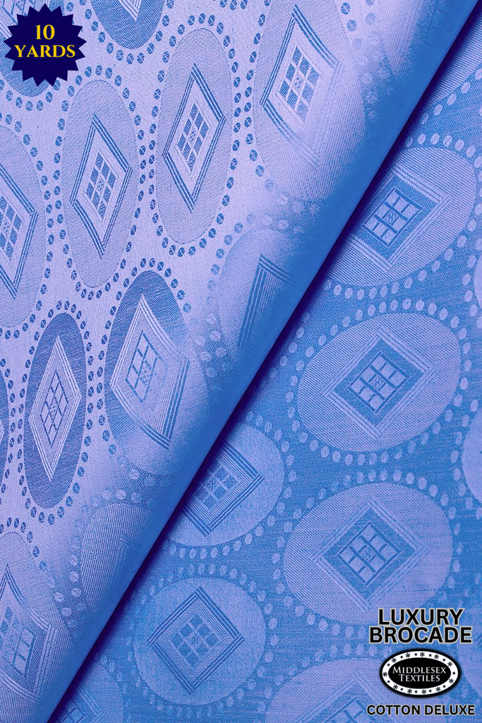 LBD014-SKB - Luxury Middlesex Brocade Deluxe - Sky Blue (10 yards)