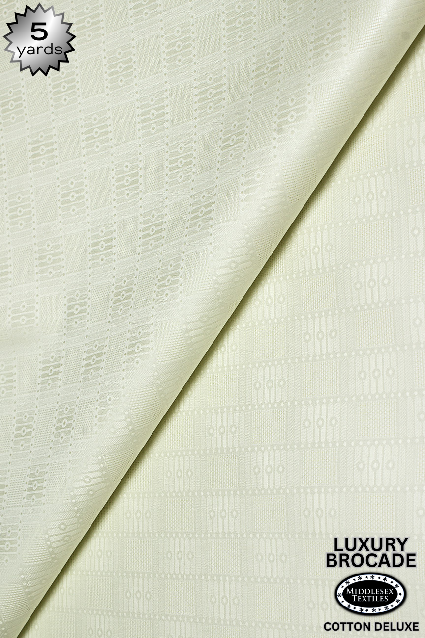 LBD016F-CRM - Luxury Middlesex Brocade Deluxe - Cream (5 yards)