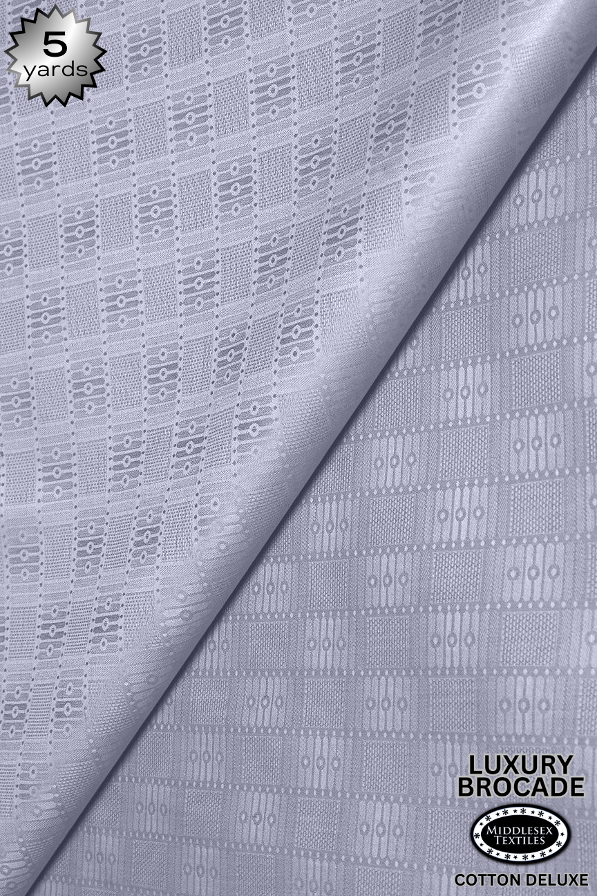 LBD016F-GRY - Luxury Middlesex Brocade Deluxe - Ash Grey (5 yards)