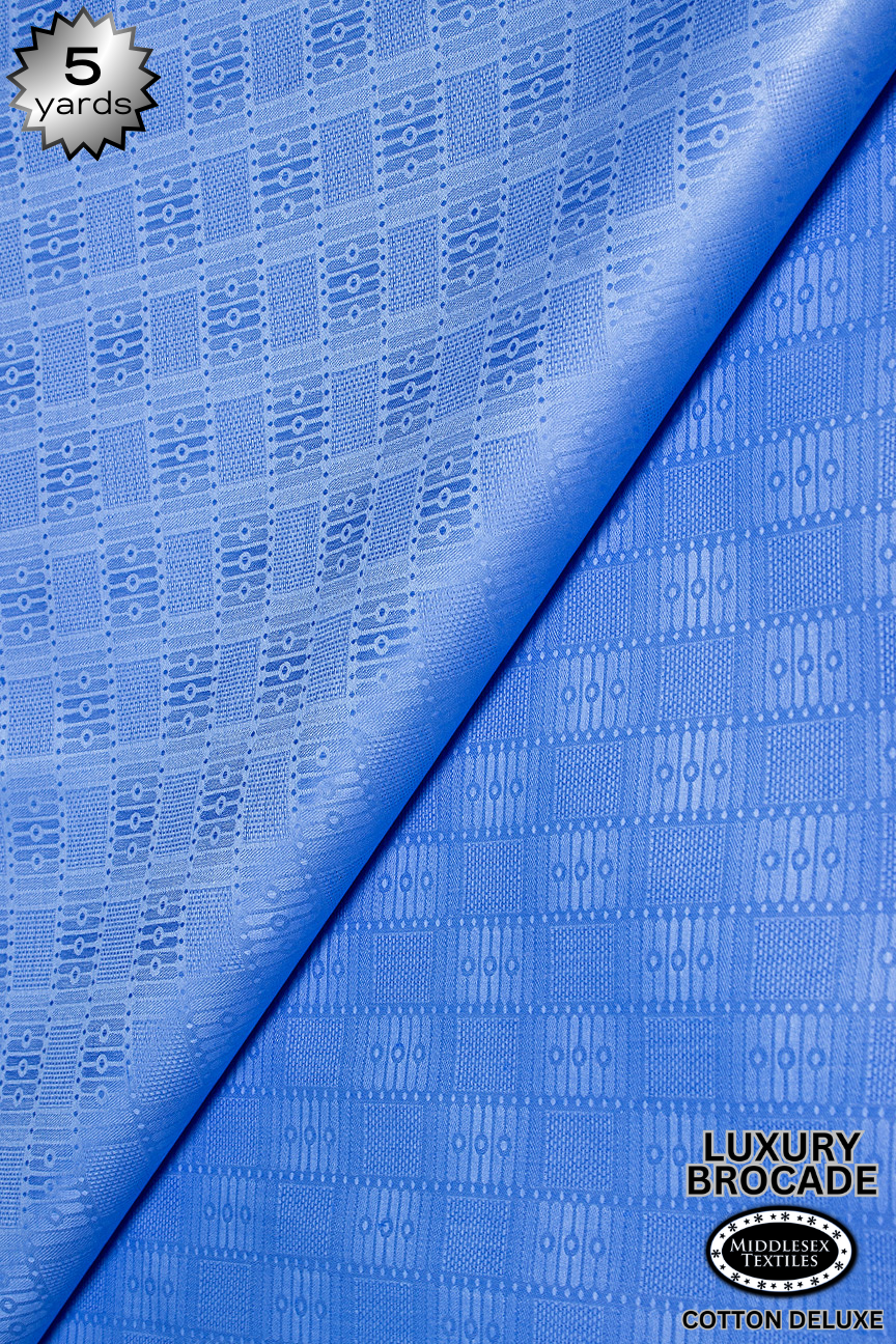 LBD016F-SKB - Luxury Middlesex Brocade Deluxe - Sky Blue (5 yards)