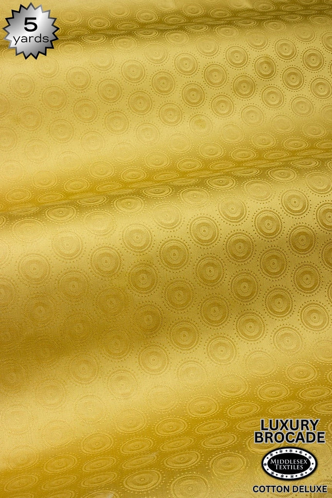 LBD018F-GLD - Luxury Middlesex Brocade Deluxe - Gold (5 yards)