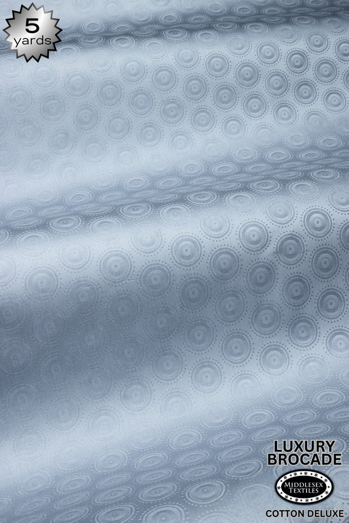 LBD018F-GRY - Luxury Middlesex Brocade Deluxe - Ash Grey (5 yards)