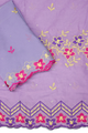 LBL002-LIL - [2pc Set] 5 Yards Voile Lace + 2 Yards Net Fabric - Lilac