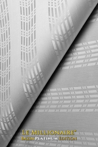 LMBP036-GRY - Le Millionaire Brocade Platinum - Grey (5 Yards)
