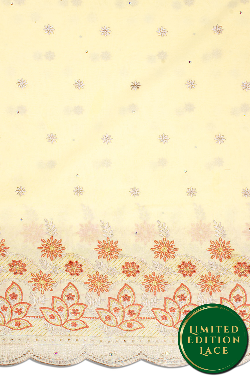 LTD492-CRM - Limited Edition Voile Lace - Cream