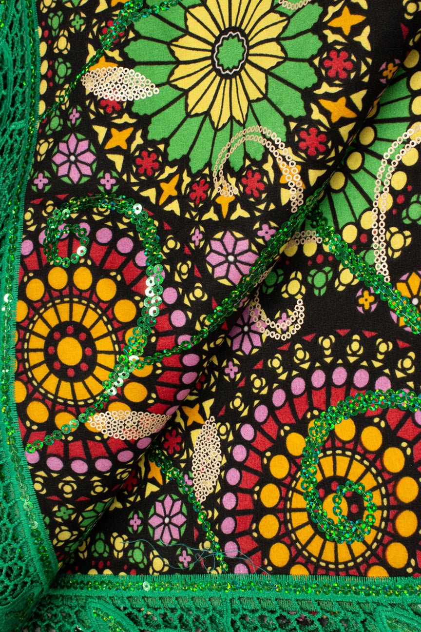 LWX145 – Lace Wax Print with Sequins