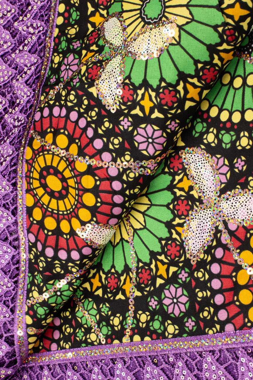 LWX146 – Lace Wax Print with Sequins