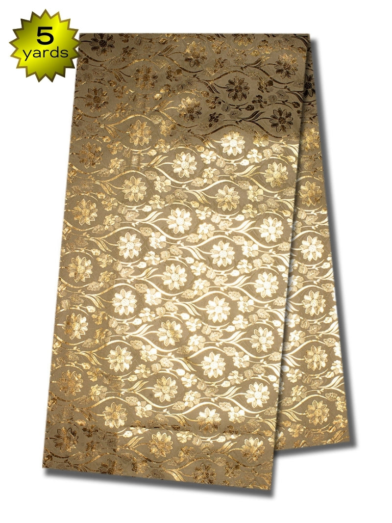 MBZ009 - Metallic Bazin (5 yards)