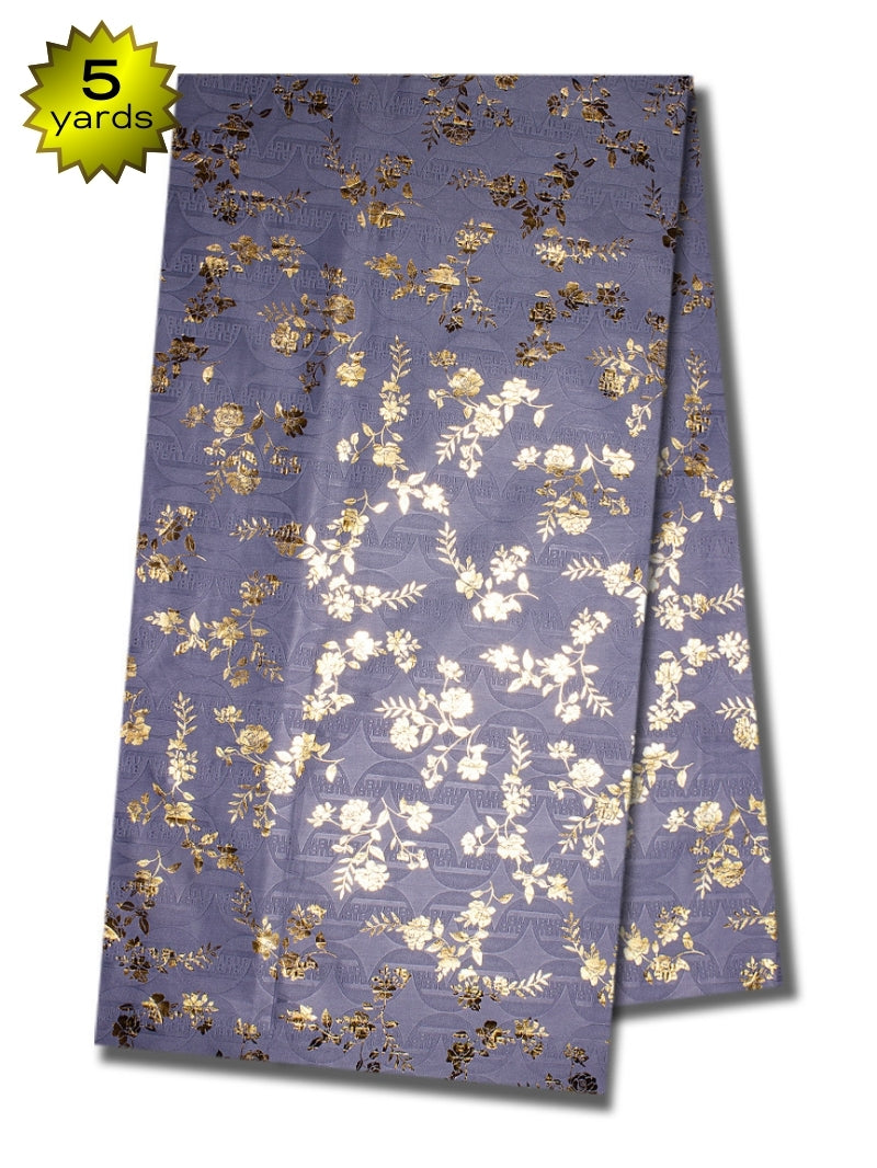 MBZ011 - Metallic Bazin (5 yards)