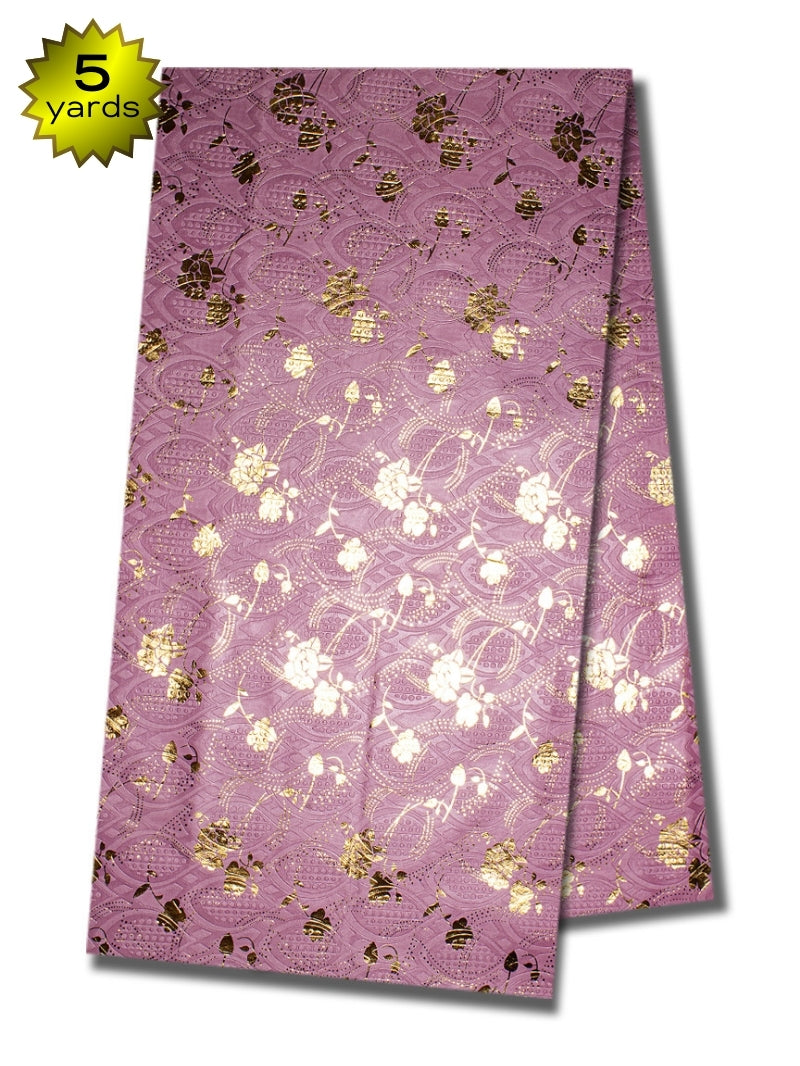 MBZ012 - Metallic Bazin (5 yards)