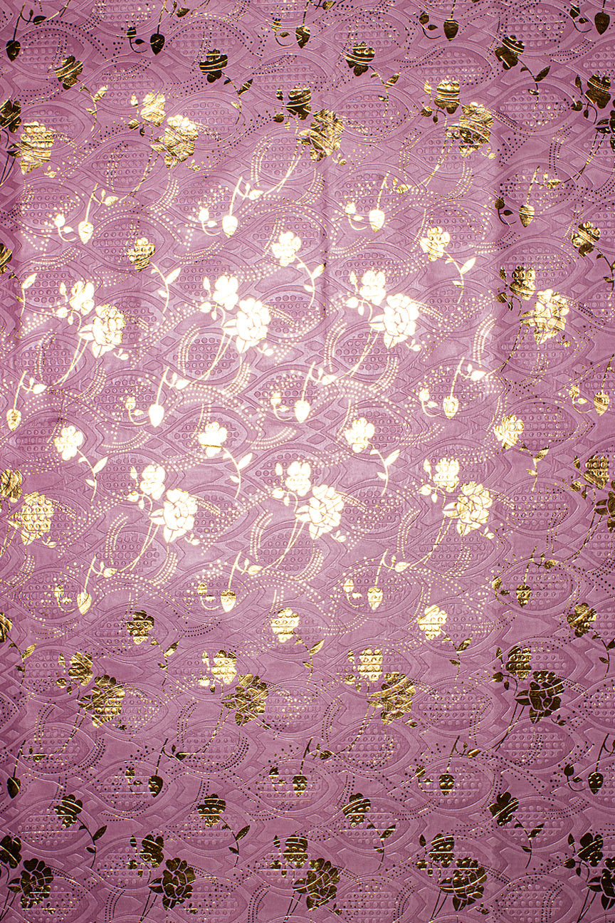 MBZ012 - Metallic Bazin (5 yards)