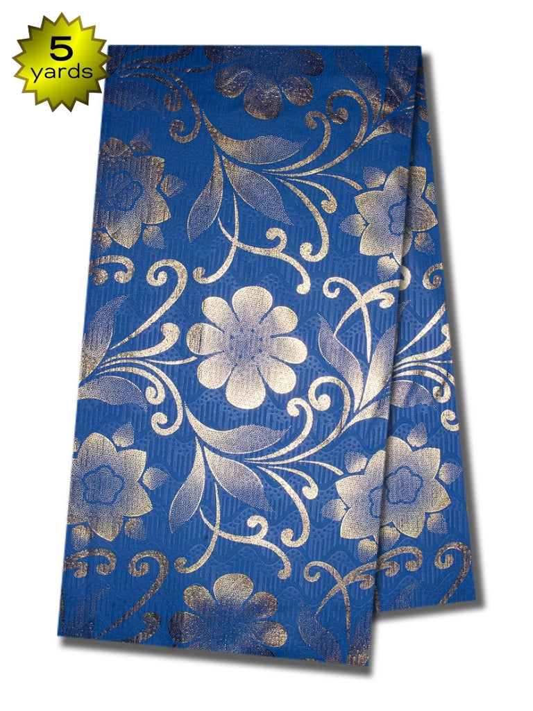 MBZ013 - Metallic Bazin (5 yards)