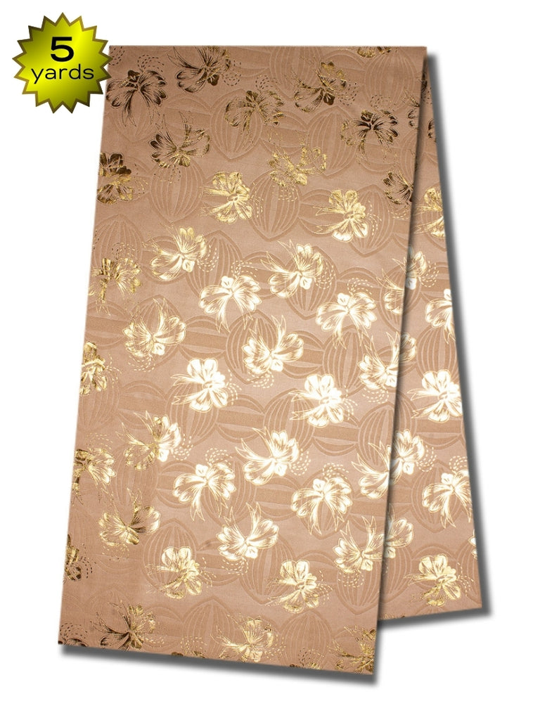 MBZ014 - Metallic Bazin (5 yards)