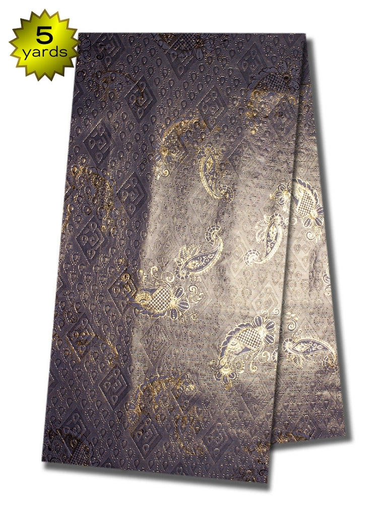 MBZ019 - Metallic Bazin (5 yards)