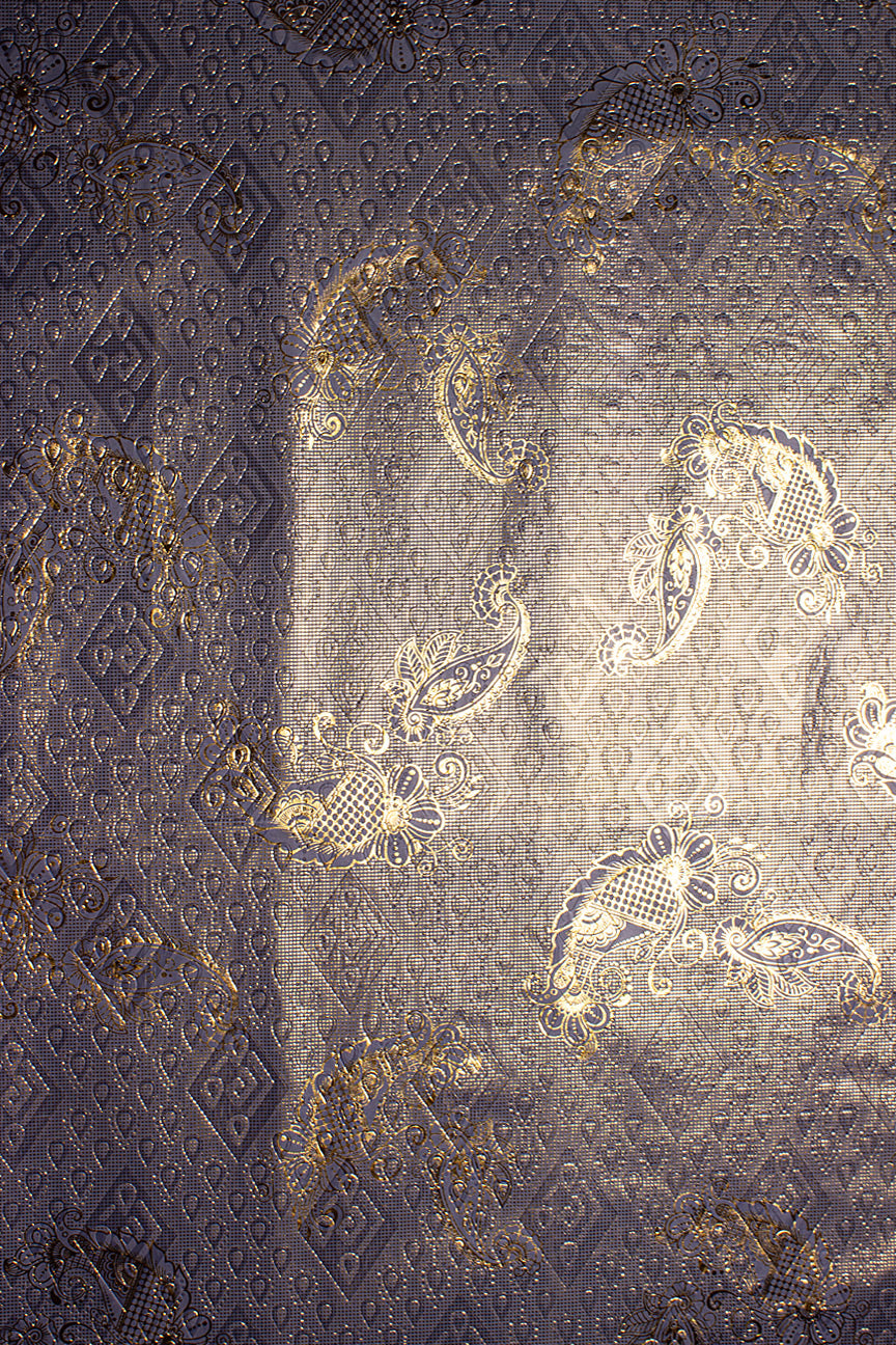 MBZ019 - Metallic Bazin (5 yards)