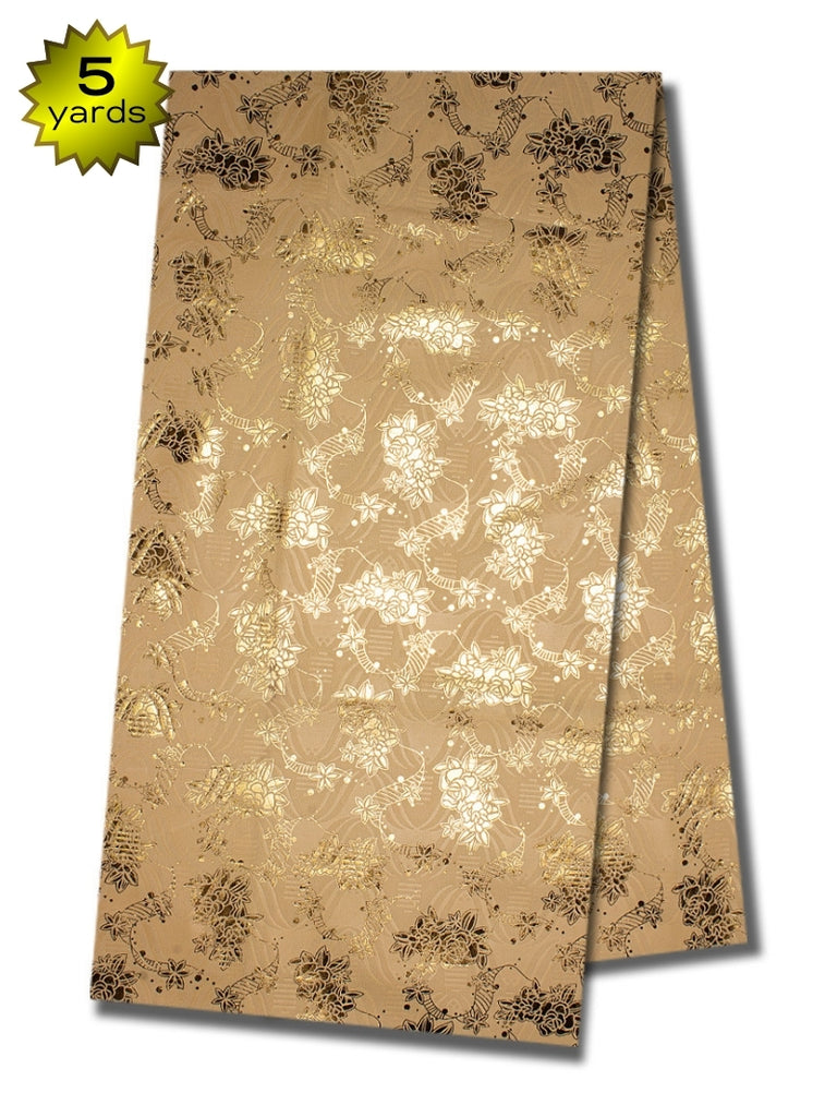 MBZ020 - Metallic Bazin (5 yards)