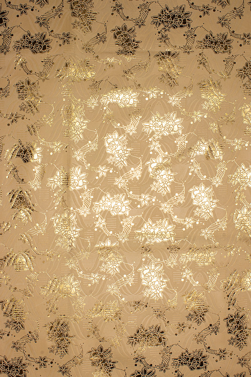 MBZ020 - Metallic Bazin (5 yards)