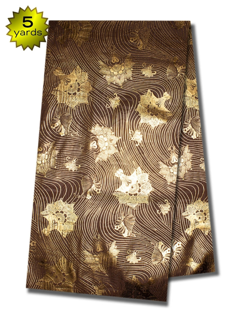 MBZ021 - Metallic Bazin (5 yards)