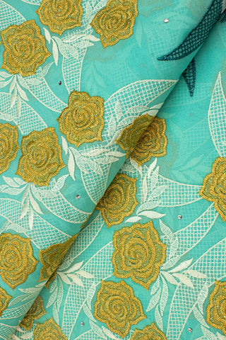 OCL167-MNT - Voile Lace, Made In Austria - Mint