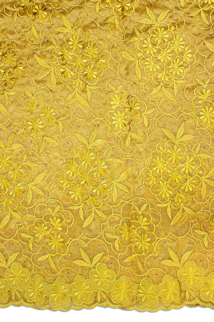 ORG003-GLD - Double Organza Lace - Gold