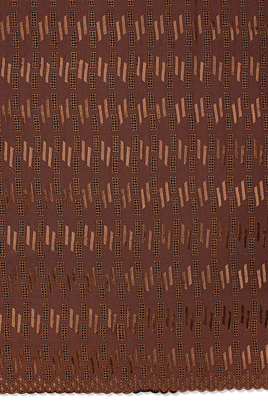 PLS380-CHO - High Quality Polished Cotton - Chocolate Brown