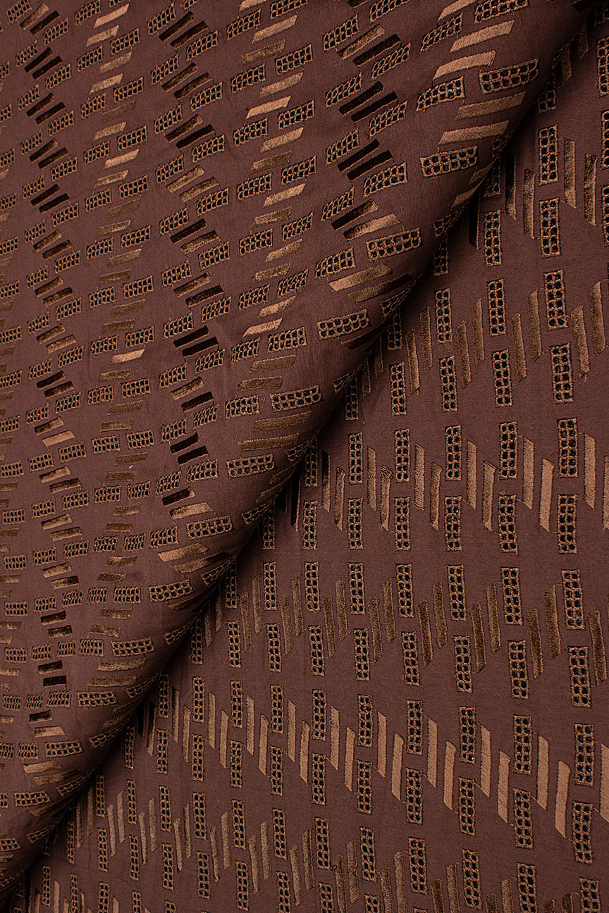 PLS380-CHO - High Quality Polished Cotton - Chocolate Brown