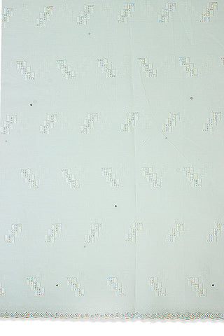 PQL002-WHT - High Quality Pique Cotton Lace - White