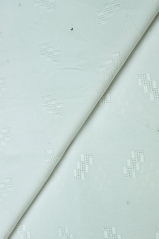 PQL002-WHT - High Quality Pique Cotton Lace - White
