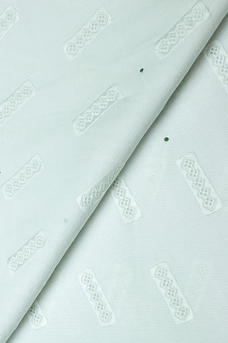 PQL003-WHT - High Quality Pique Cotton Lace - White