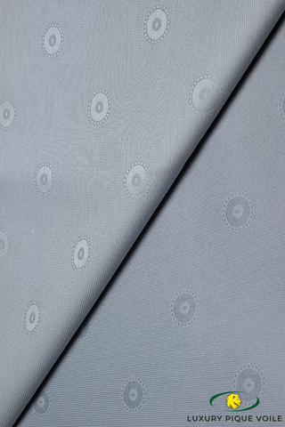 PQV001-GRY - Pique Voile - Grey (5 yards)