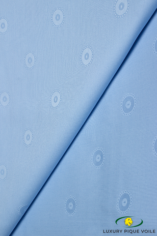 PQV001-SKB - Pique Voile - Sky Blue (5 yards)
