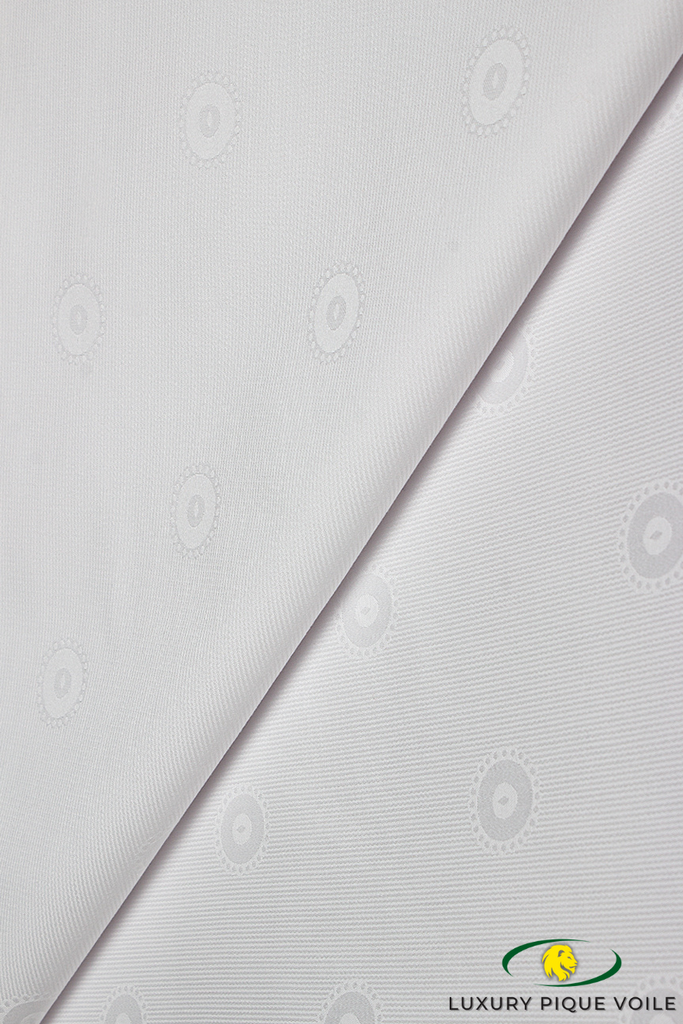 PQV001-WHT - Pique Voile - White (5 yards)