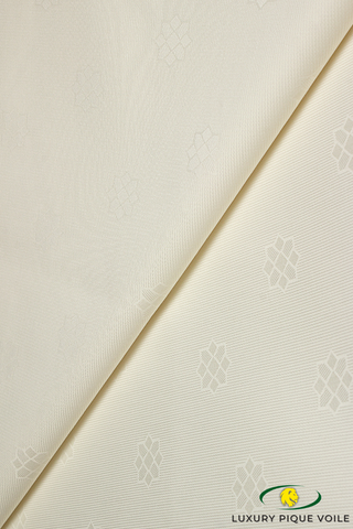 PQV002-CRM - Pique Voile - Cream (5 yards)