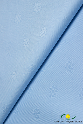 PQV002-SKB - Pique Voile - Sky Blue (5 yards)