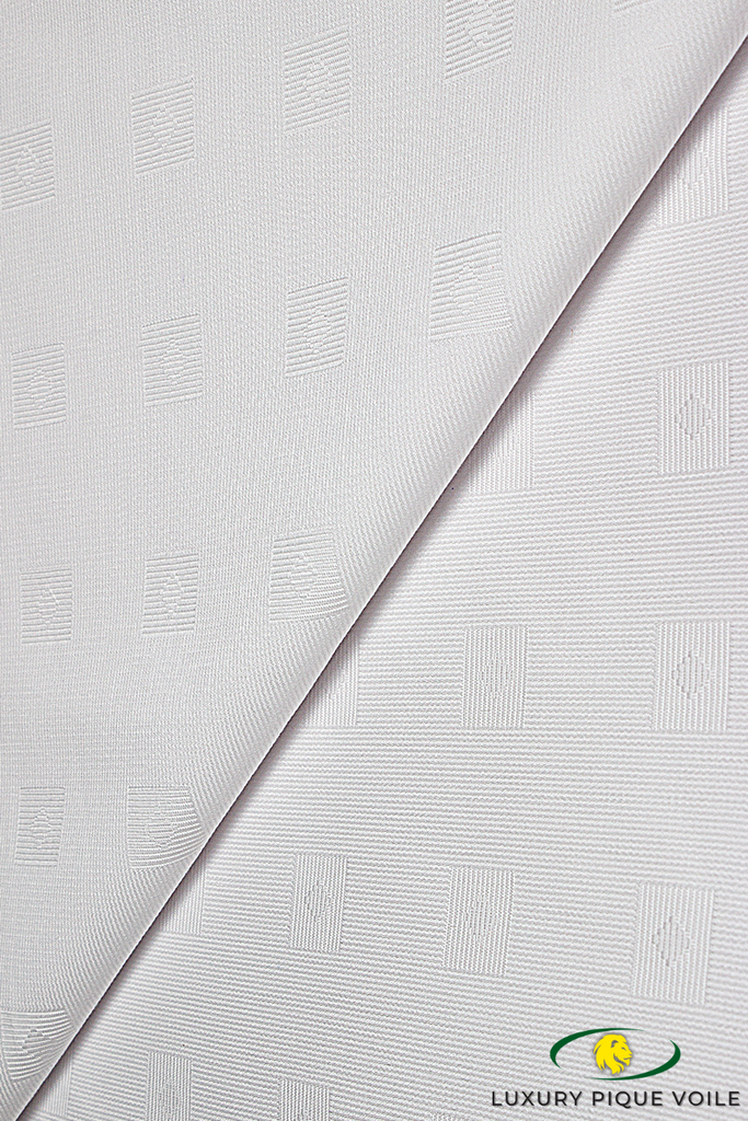 PQV004-WHT - Pique Voile - White (5 yards)