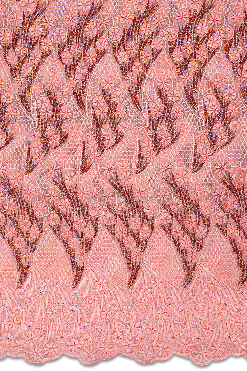 PSL066-PNK - Premier Swiss Net Lace - Pink