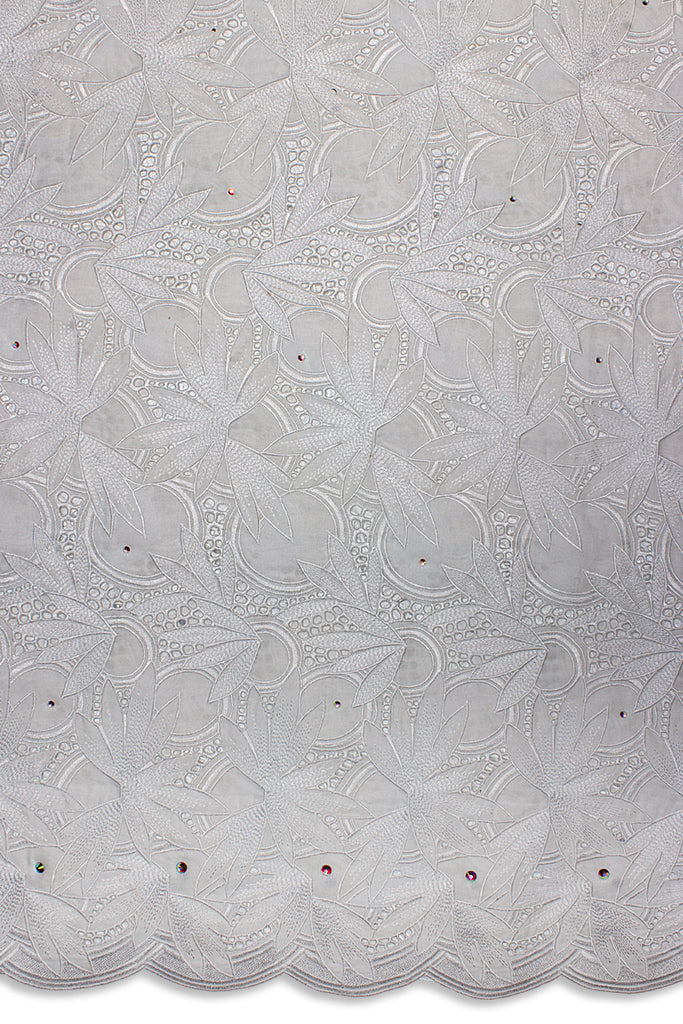 PSL077-WHT - Premier Swiss Voile Lace - White